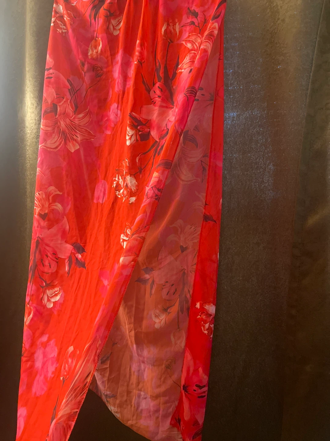 Mesh Floral Print Mini Dress - photo 2