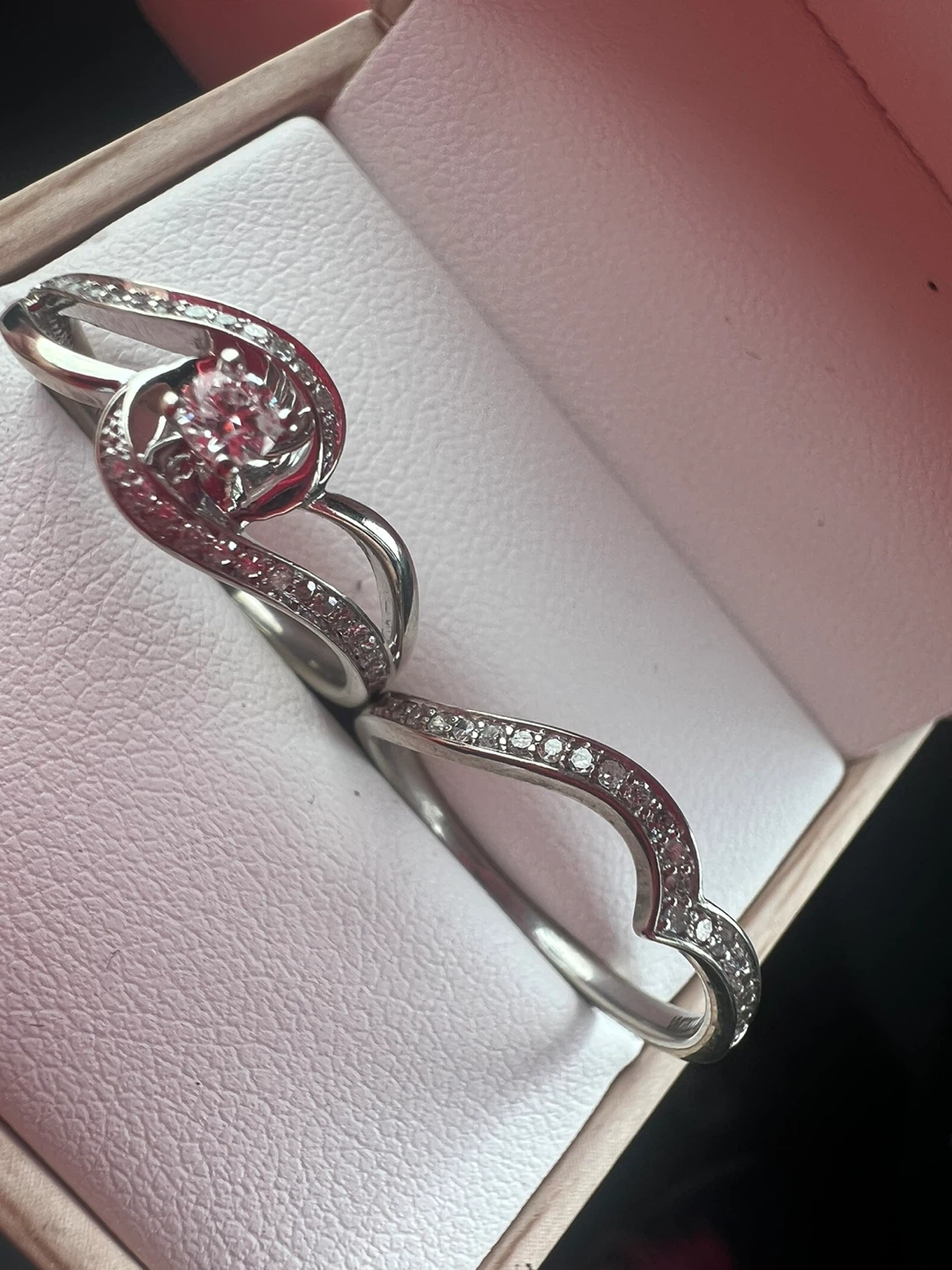 10K Corona Diamond Engagement and Wedding Ring Set