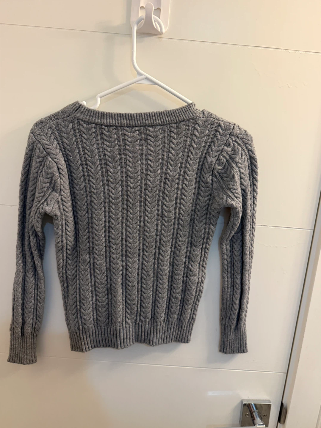 Purple Cable Knit Sweater - photo 4