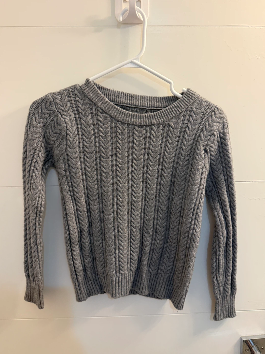 Purple Cable Knit Sweater - photo 3