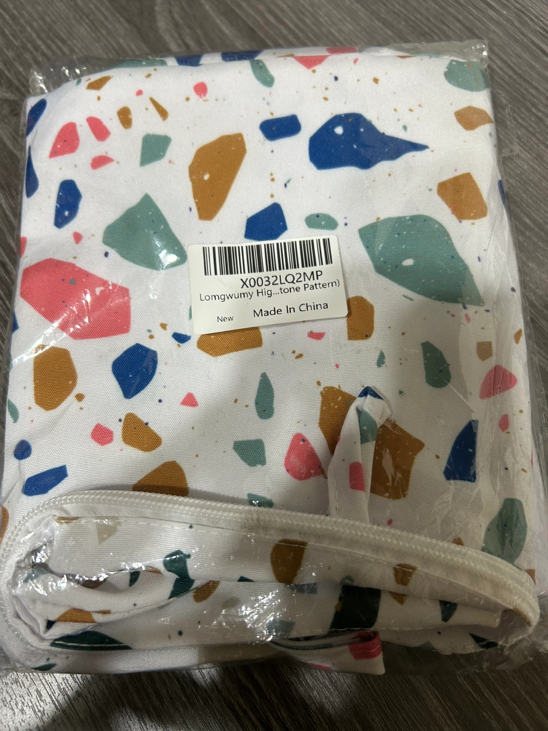 New-IKEA Lomgwumy Highchair Cushion - Terrazzo Pattern - photo 2