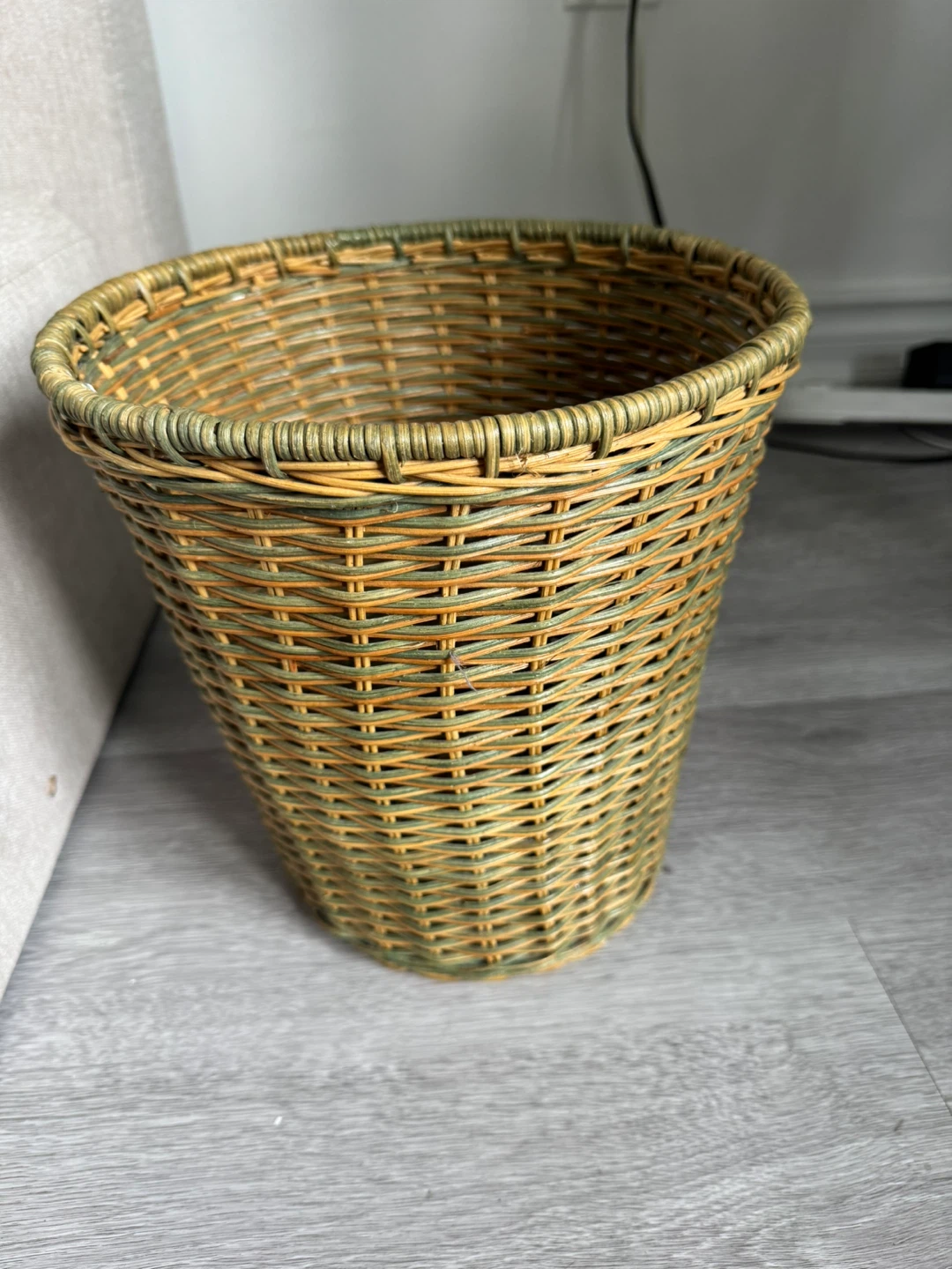 Woven Wastebasket / Planter Basket - photo 2