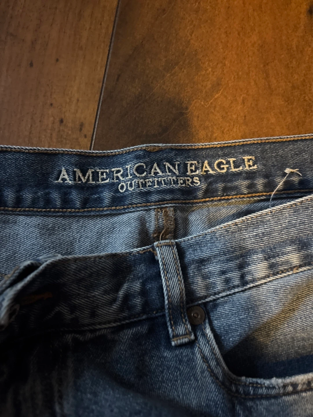 American Eagle Outfitters Distressed Blue Jeans Size 14 - photo 2