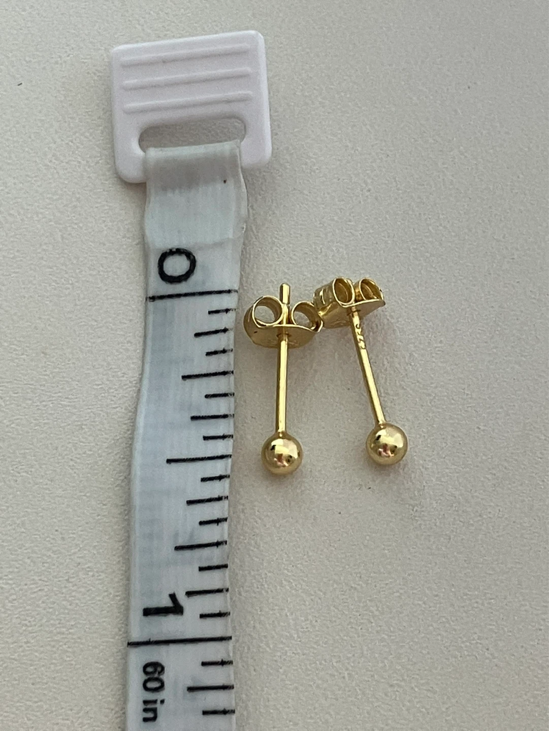 925 Sterling Silver Gold plated Stud Earrings - photo 3