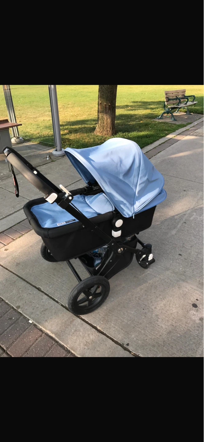 Bugaboo Cameleon 3  Stroller - Black/Light Blue