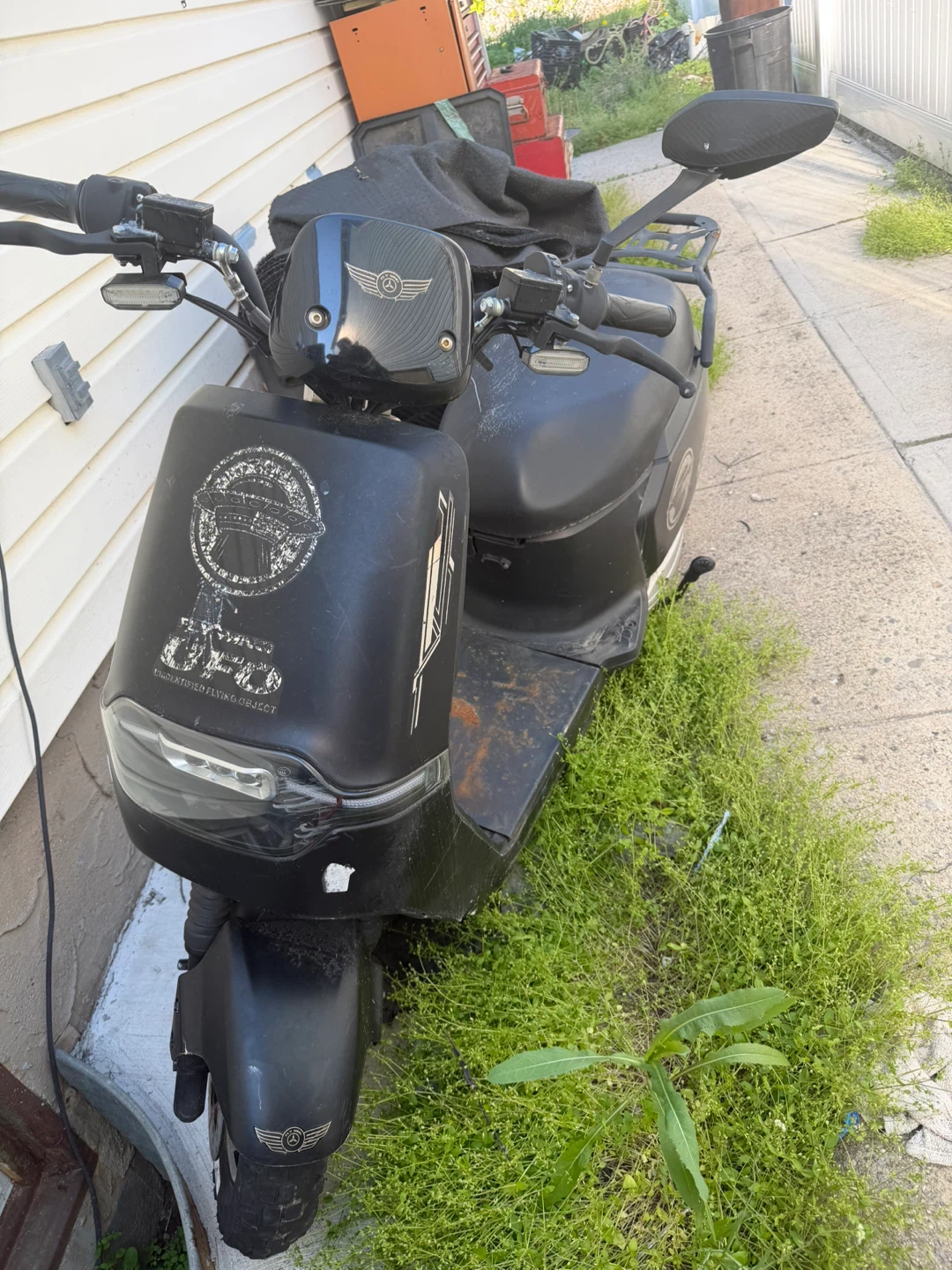 Black Electric Scooter