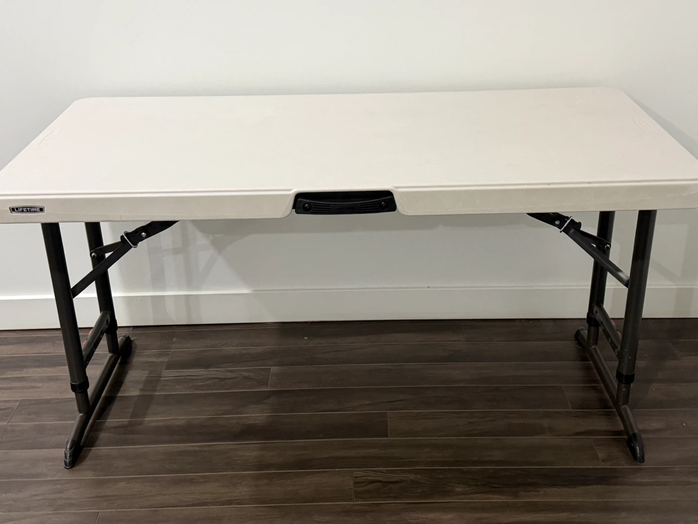 Moving sale-Lifetime height adjustable n foldable(legs) table