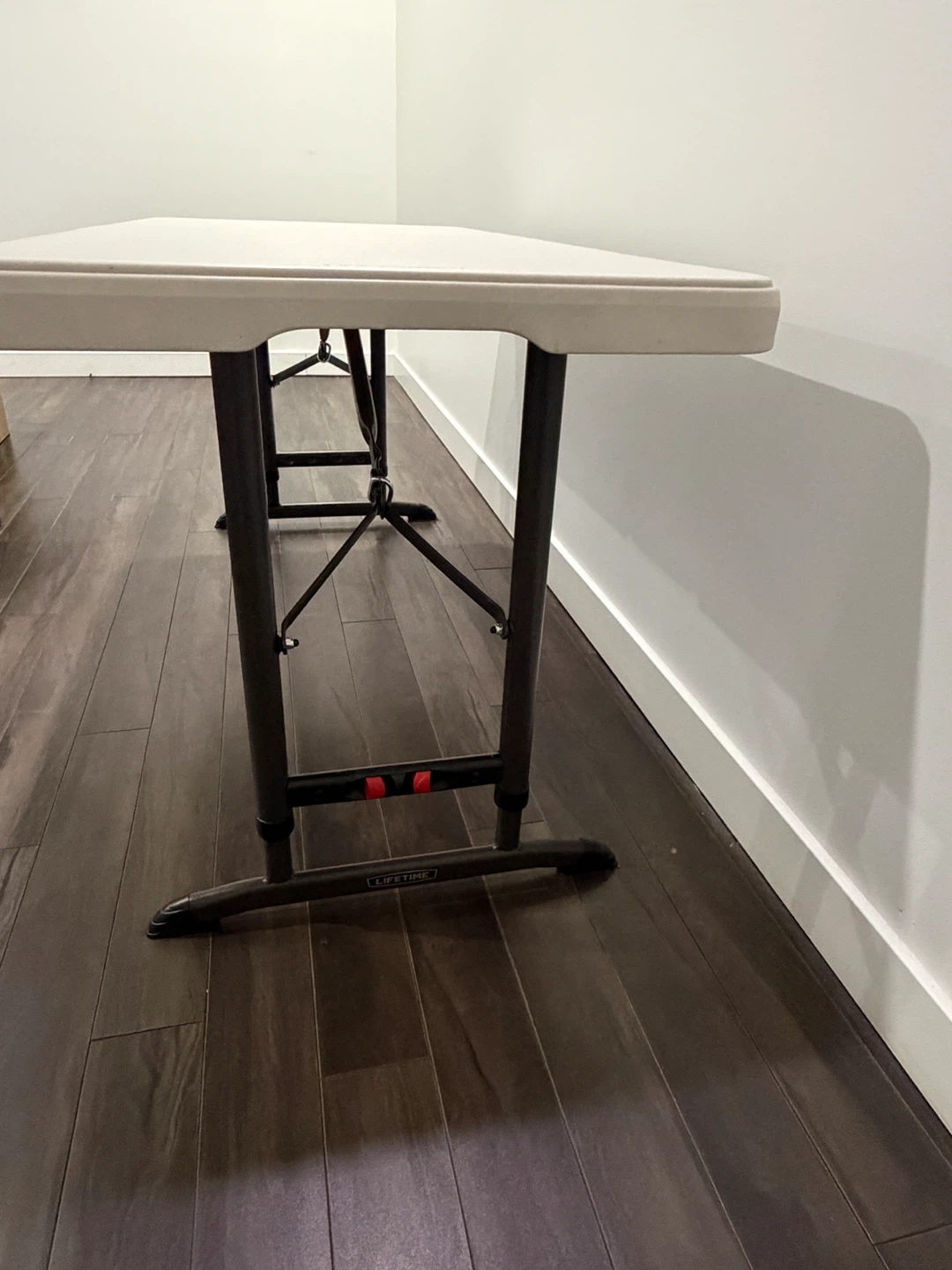 Moving sale-Lifetime height adjustable n foldable(legs) table - photo 4