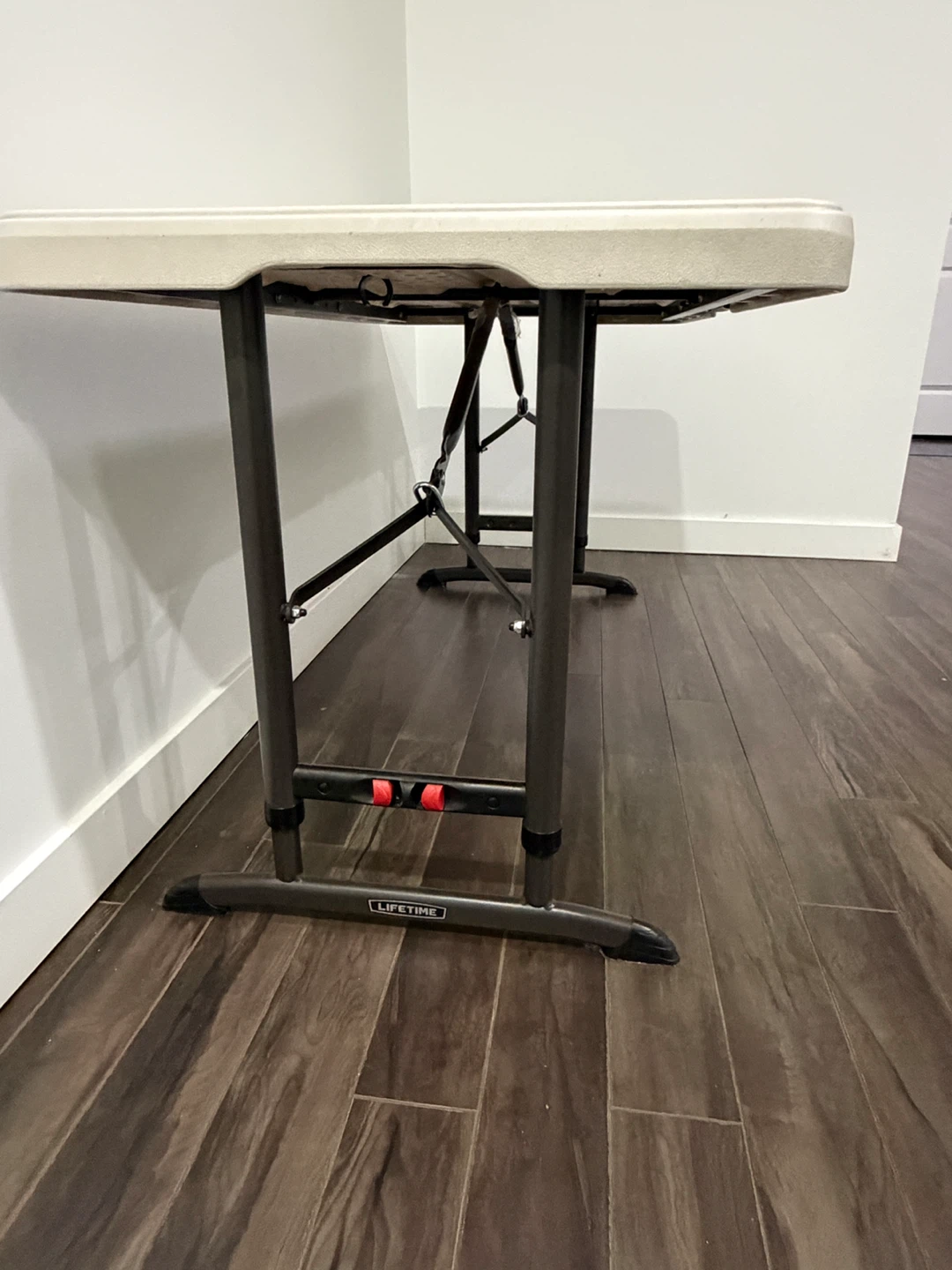 Moving sale-Lifetime height adjustable n foldable(legs) table - photo 3
