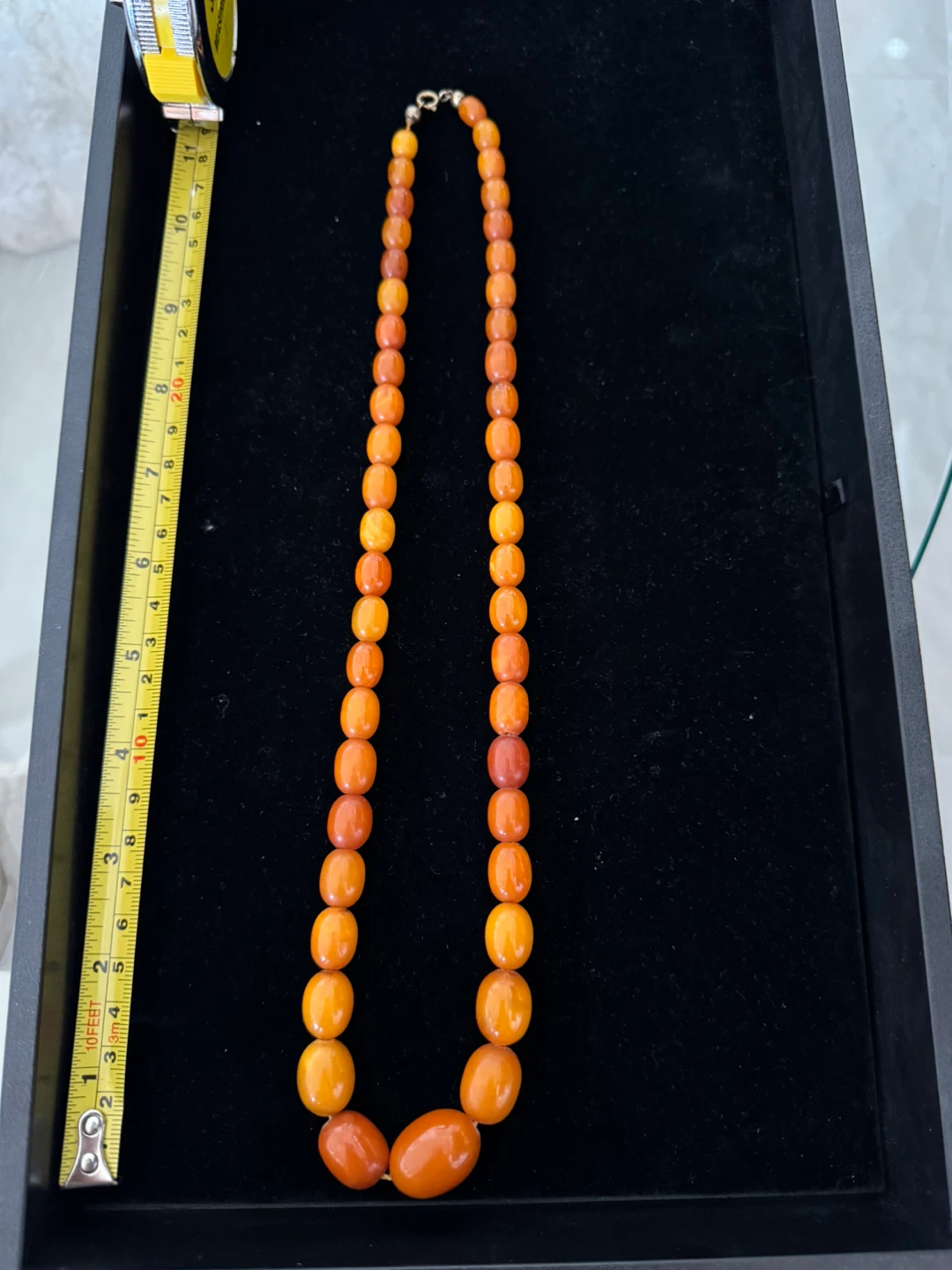 Vintage Natural Butterscotch Baltic Amber Bead Necklace