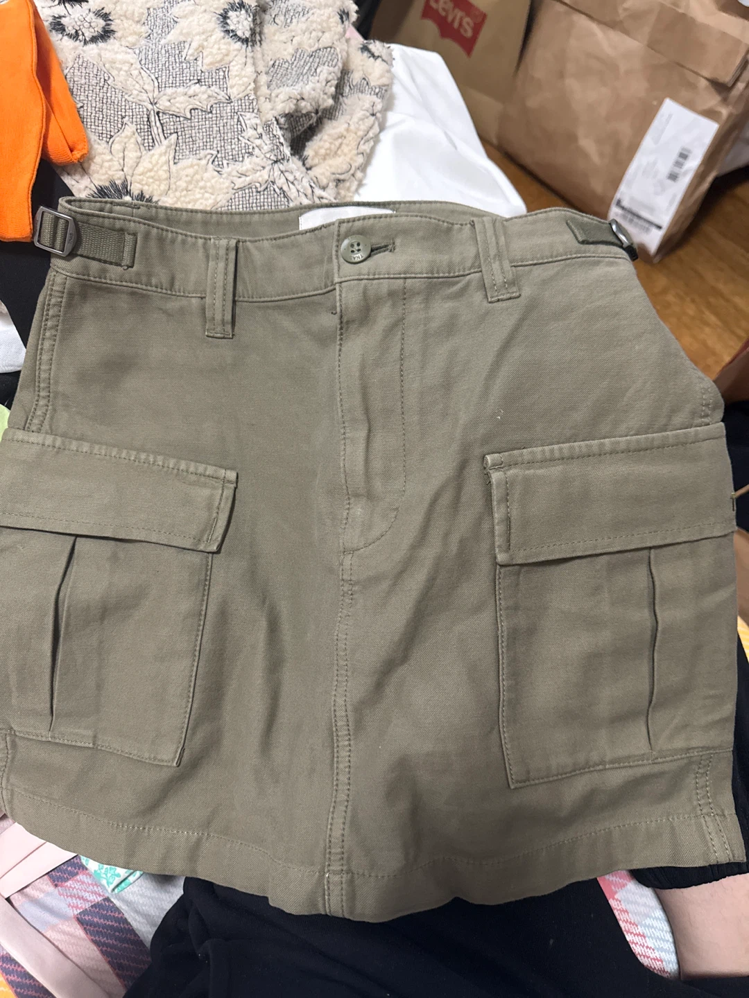 TNA Khaki Cargo Skirt - photo 2