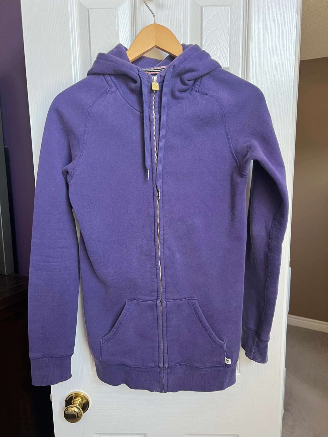 TNA Purple Zip-Up Hoodie - XS