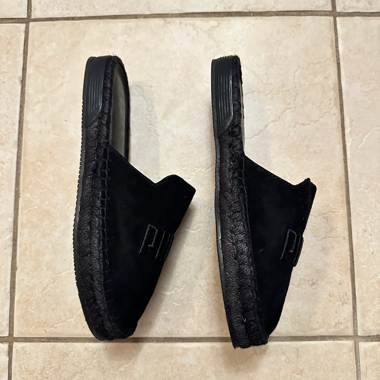 Puma Fenty Suede Espadrille Slide Slippers 7-7.5 - photo 4