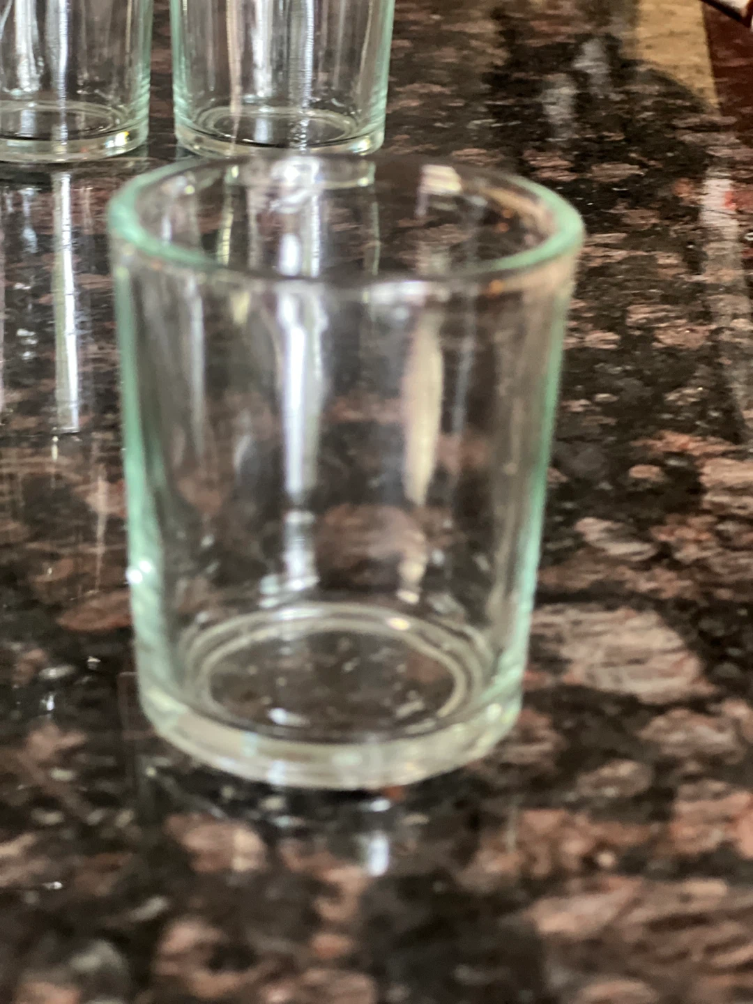 Set of 12 Clear Glass Votive Candle Holders - photo 5