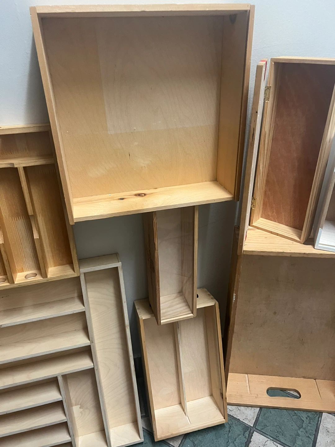 Assorted Wooden Organizers and Boxes - photo 4