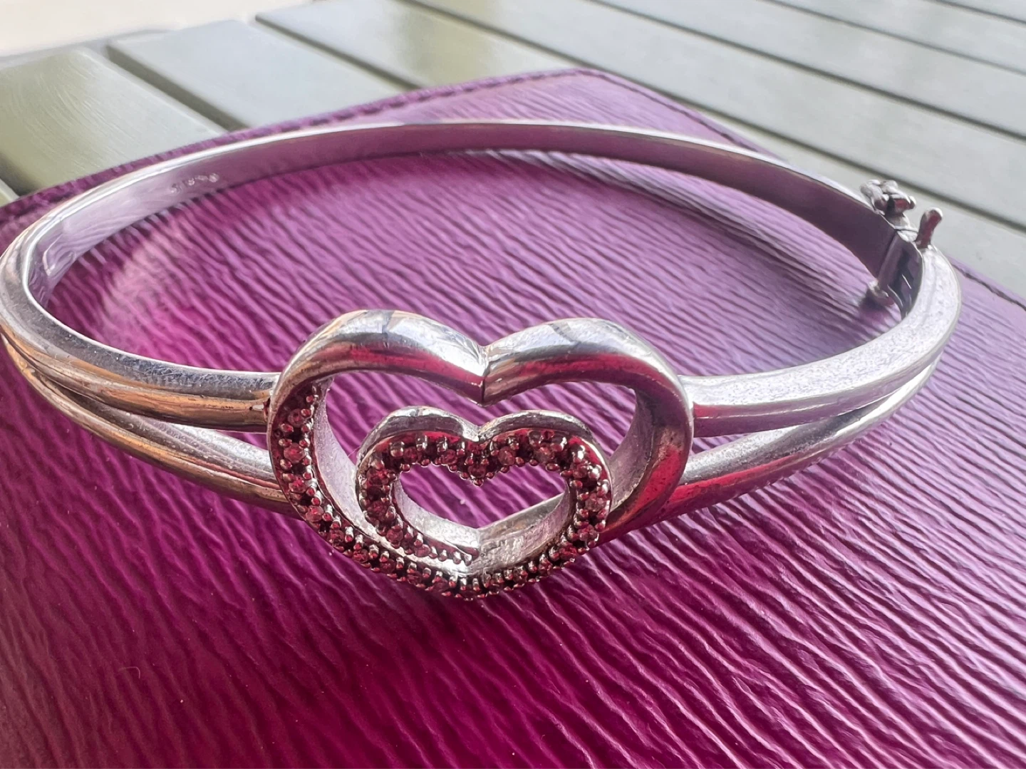 925 silver bracelet with diamonds