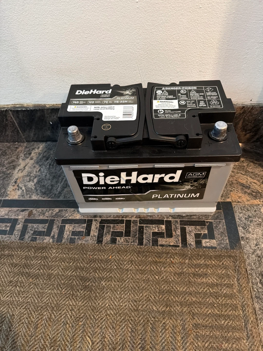 DieHard Platinum H6-AGM Car Battery
