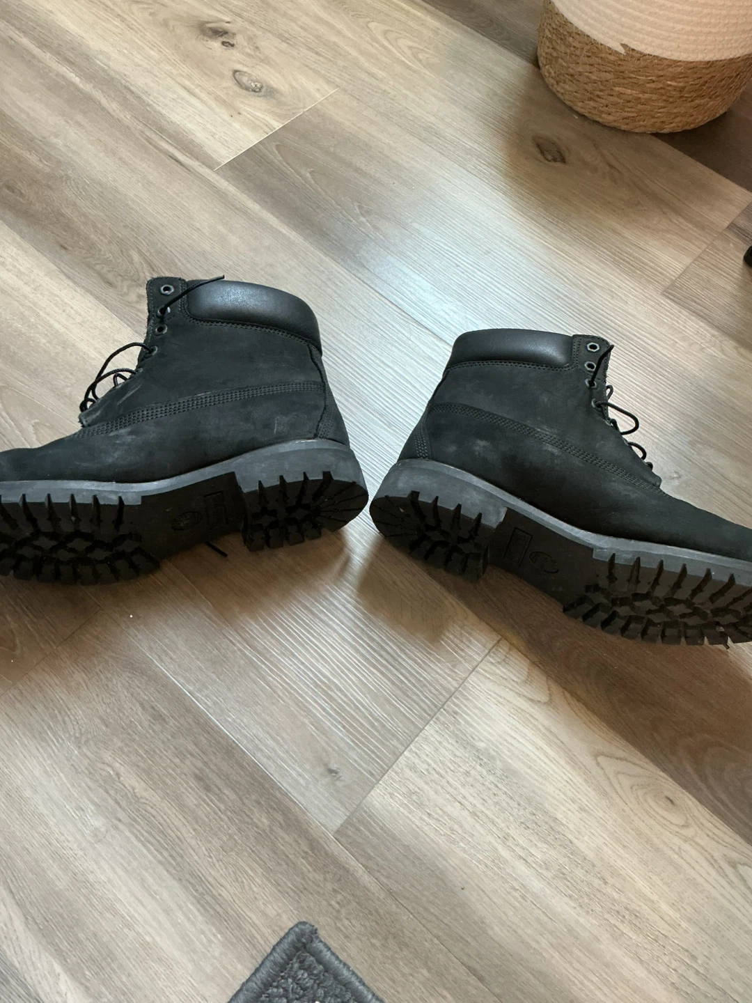 Timberland Black Suede Lace Up Boots - photo 2