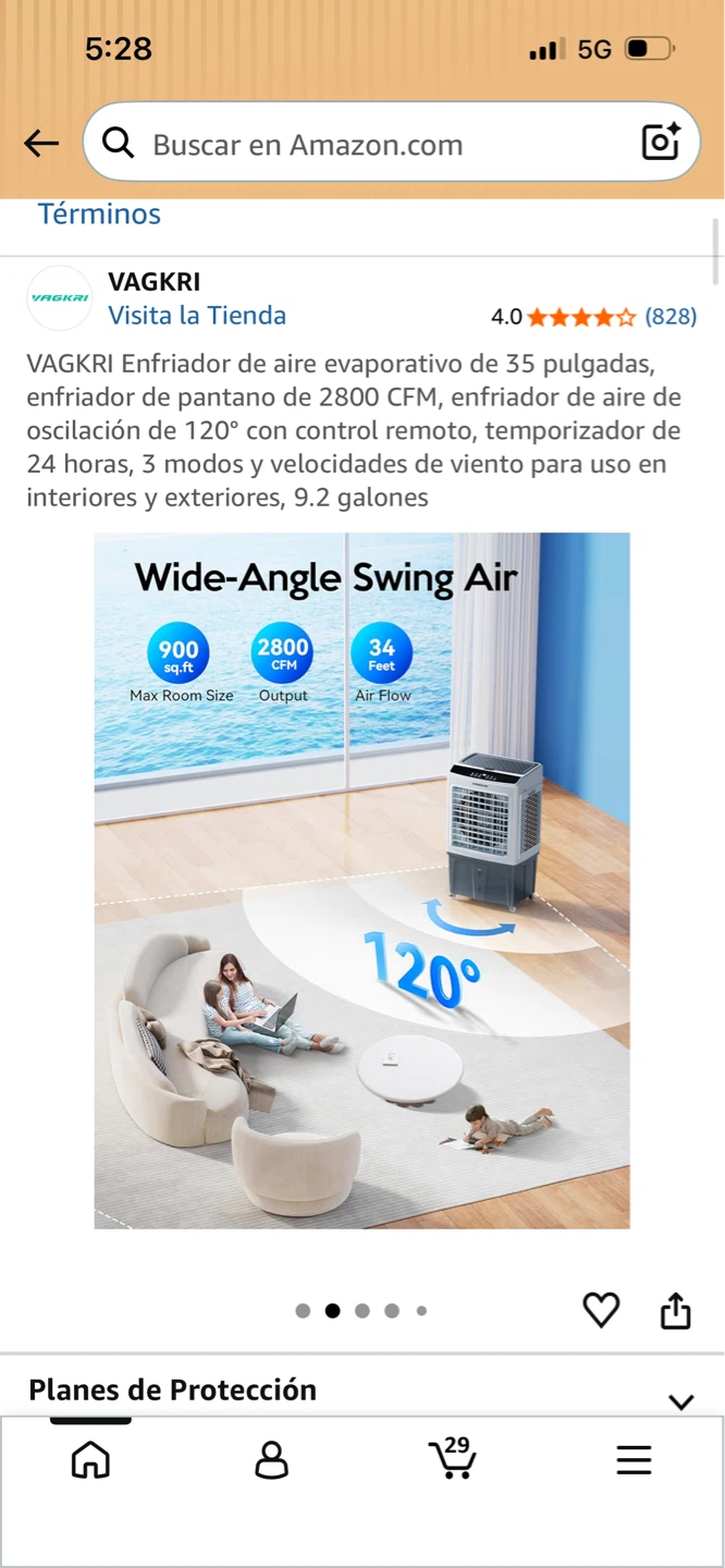 VAGKRI Evaporative Air Cooler with Remote - photo 4