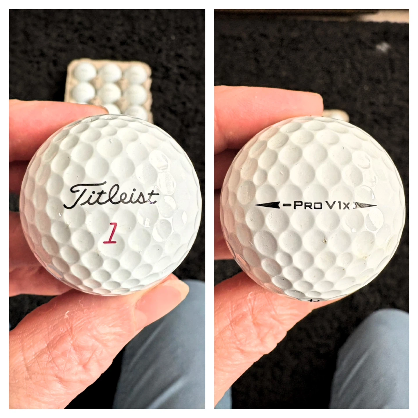 18 Titleist Pro V1x Left Dash Golf Balls - photo 3