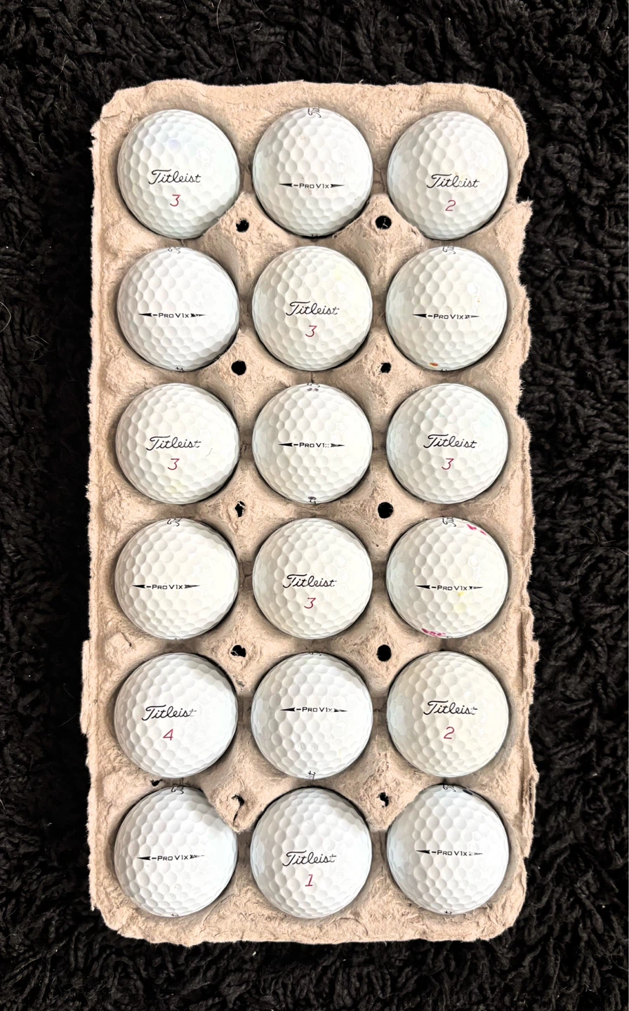 18 Titleist Pro V1x Left Dash Golf Balls - photo 2