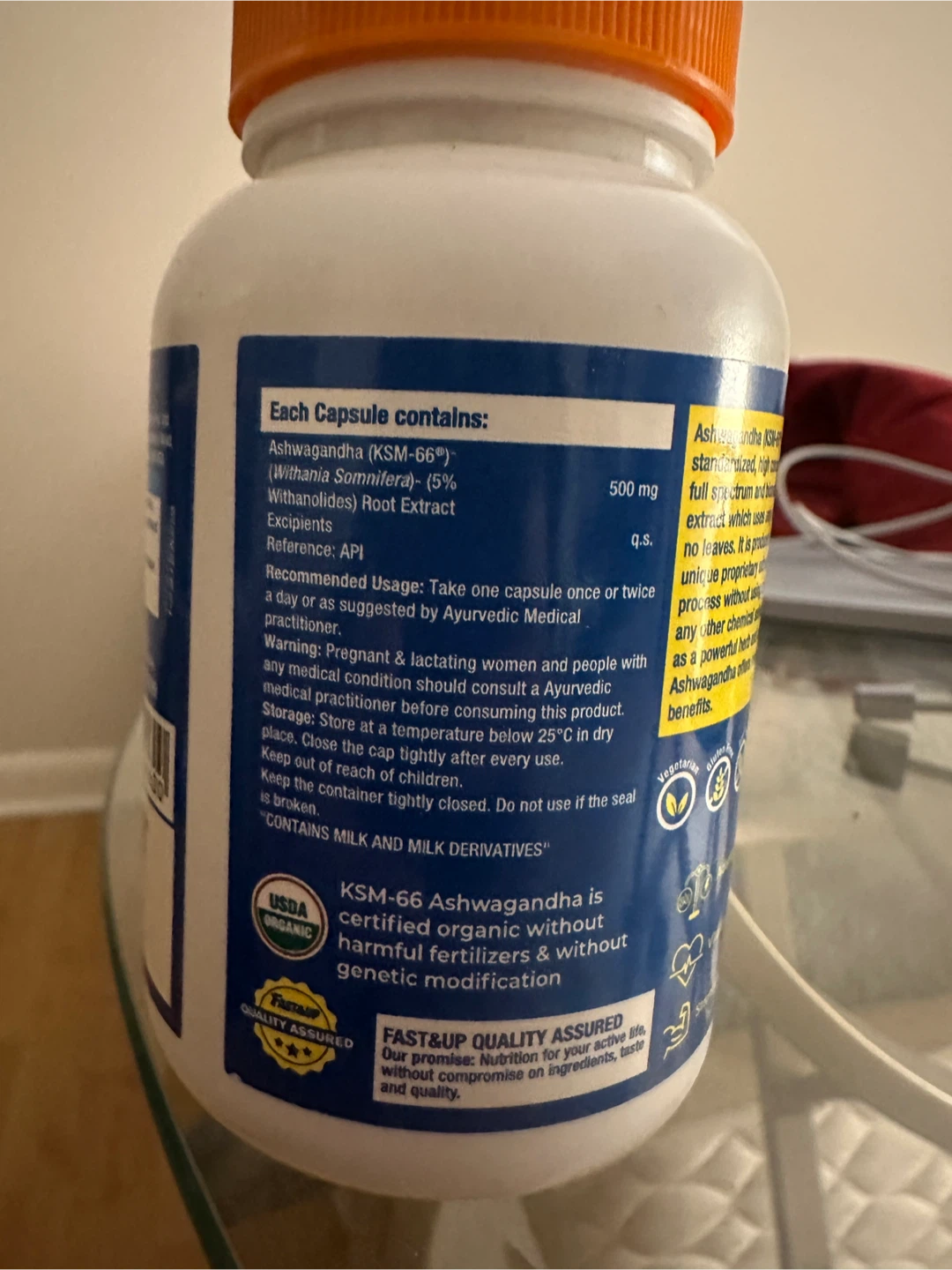 FAST&UP Ashwagandha KSM-66 Capsules - photo 5