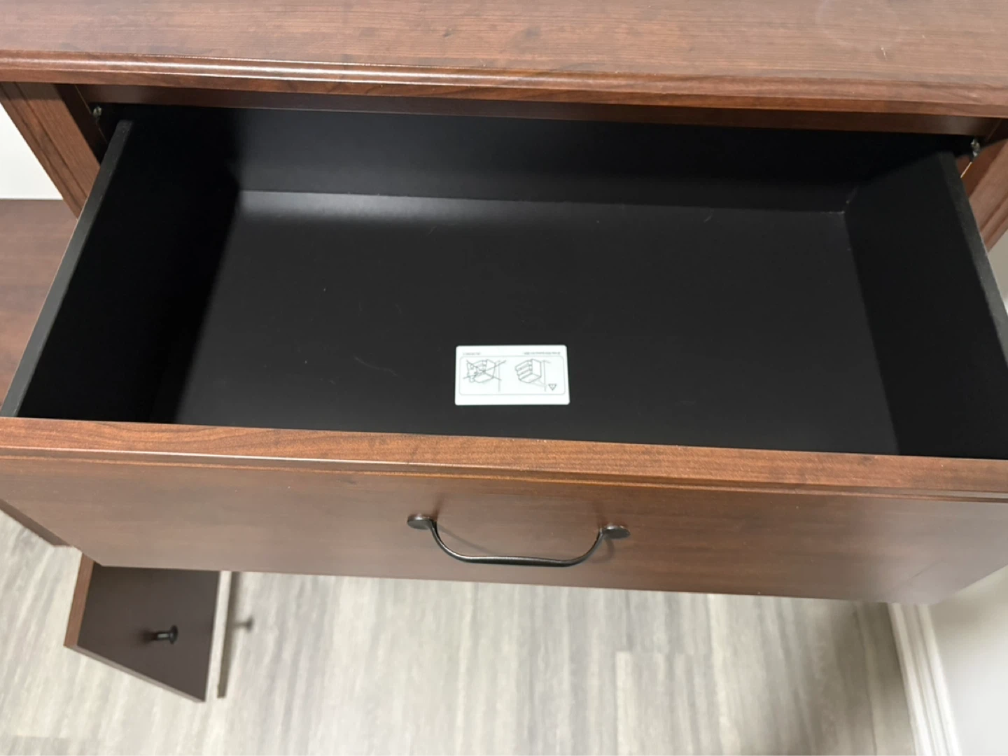 Brown Wooden Dresser - photo 2