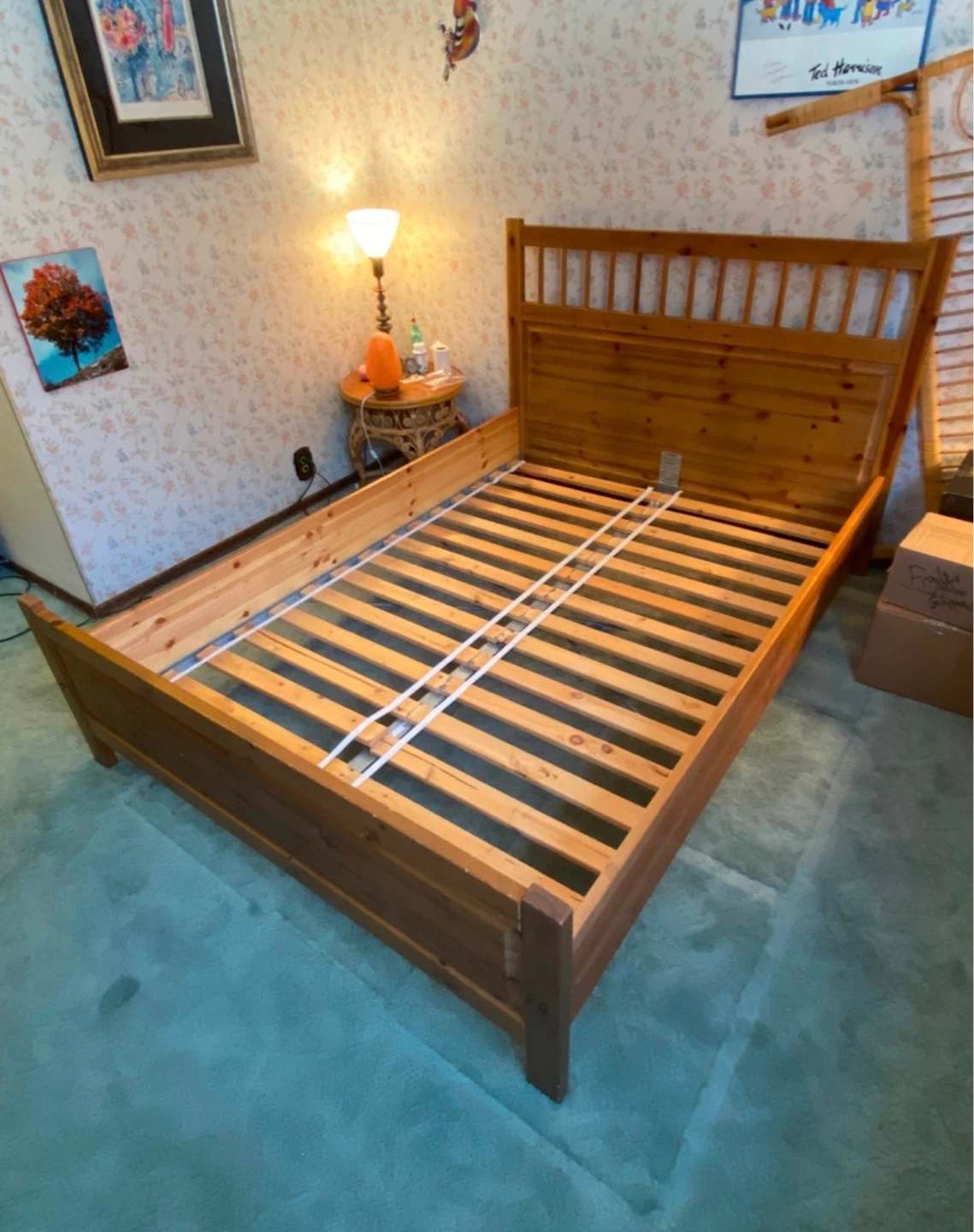 KEA HEMNES Queen frame wooden