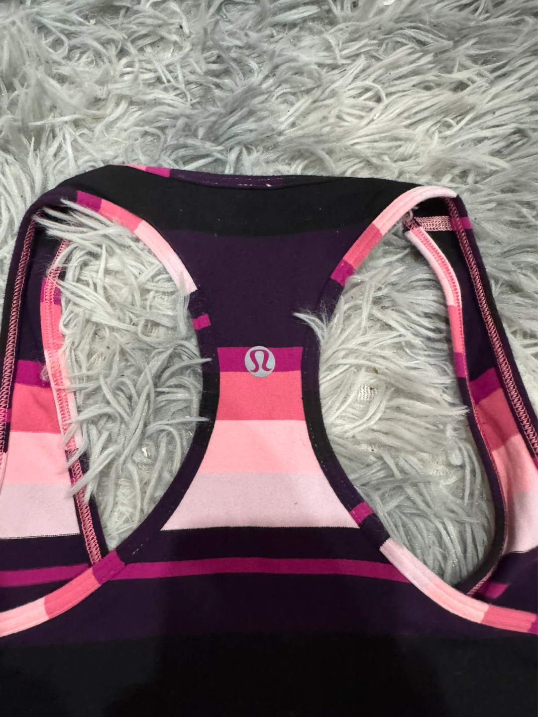 Lululemon Striped Racerback Tank Top - photo 3