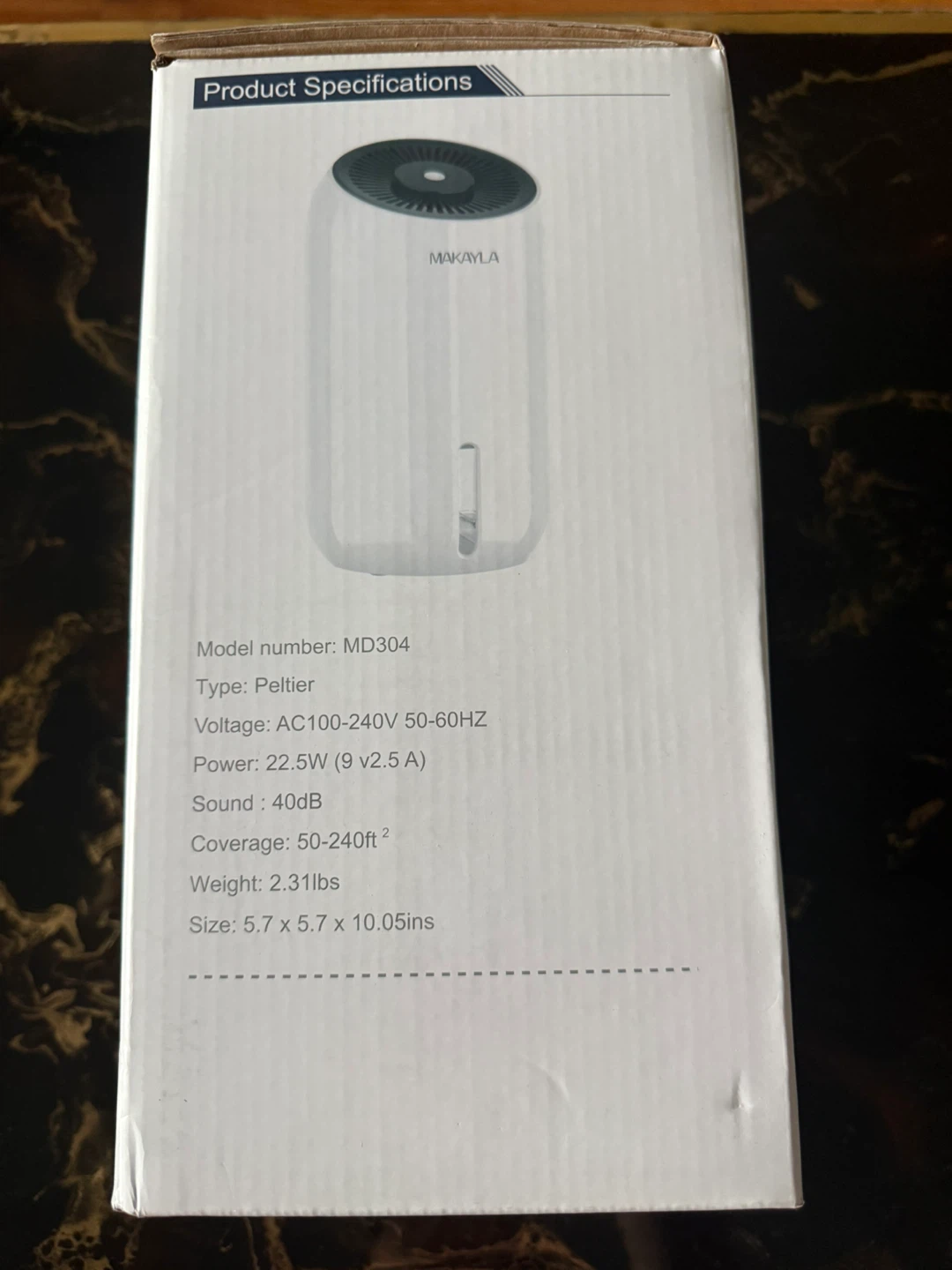 Makayla Mini Dehumidifier MD304 - photo 2
