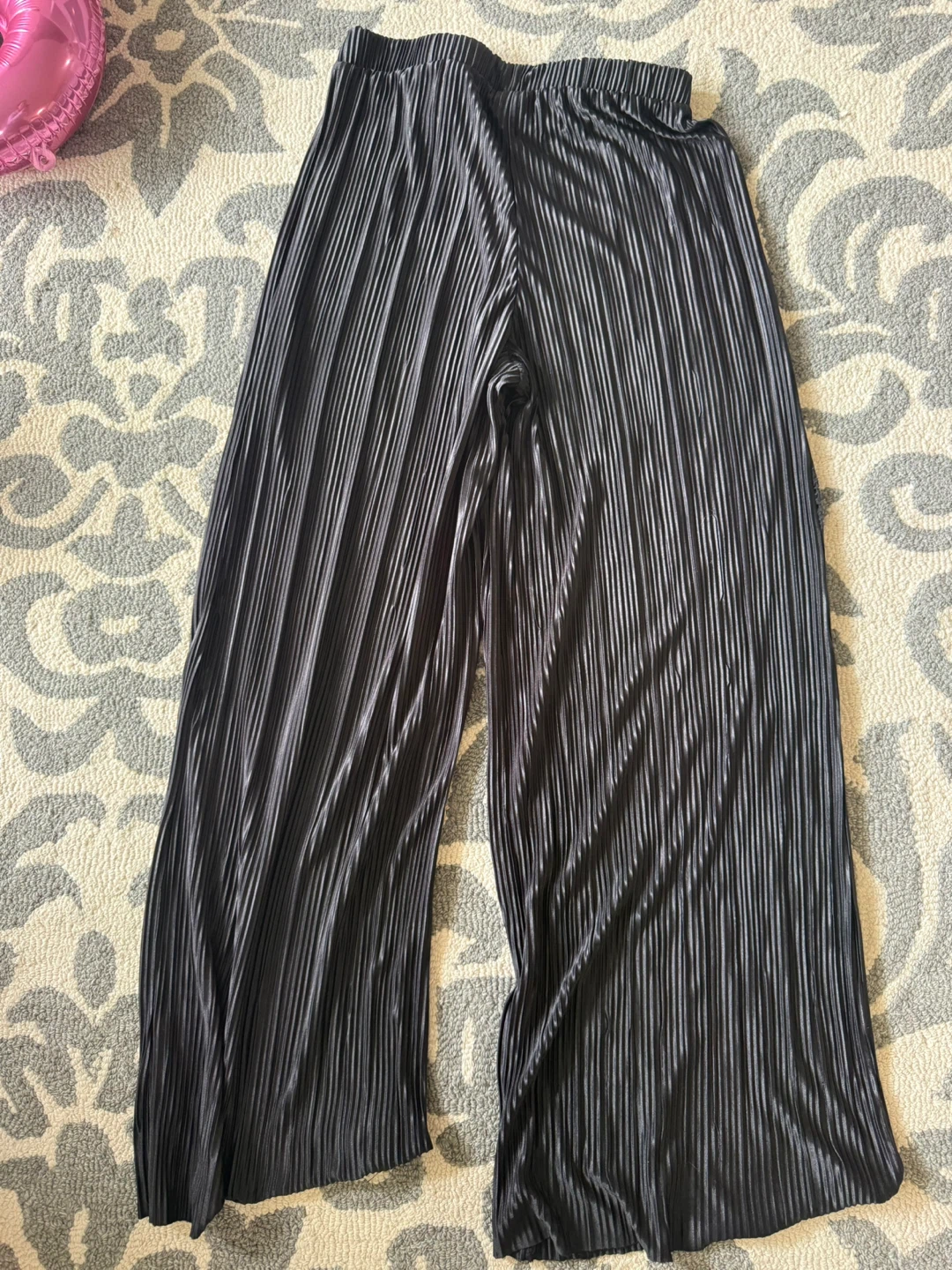 Rachel Zoe Black Pleated Wide Leg Pants XS - photo 4