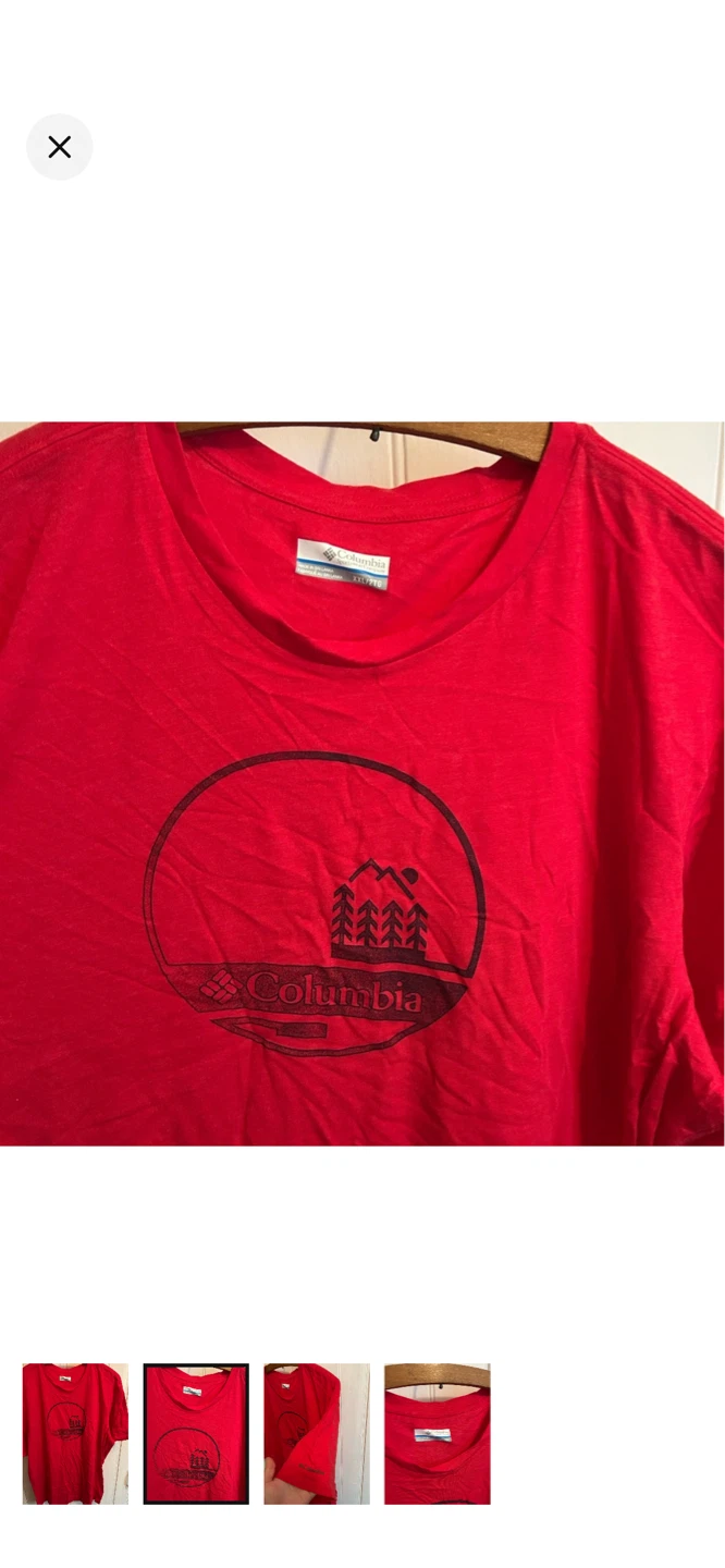Columbia Red T-Shirt Size XXL - photo 2
