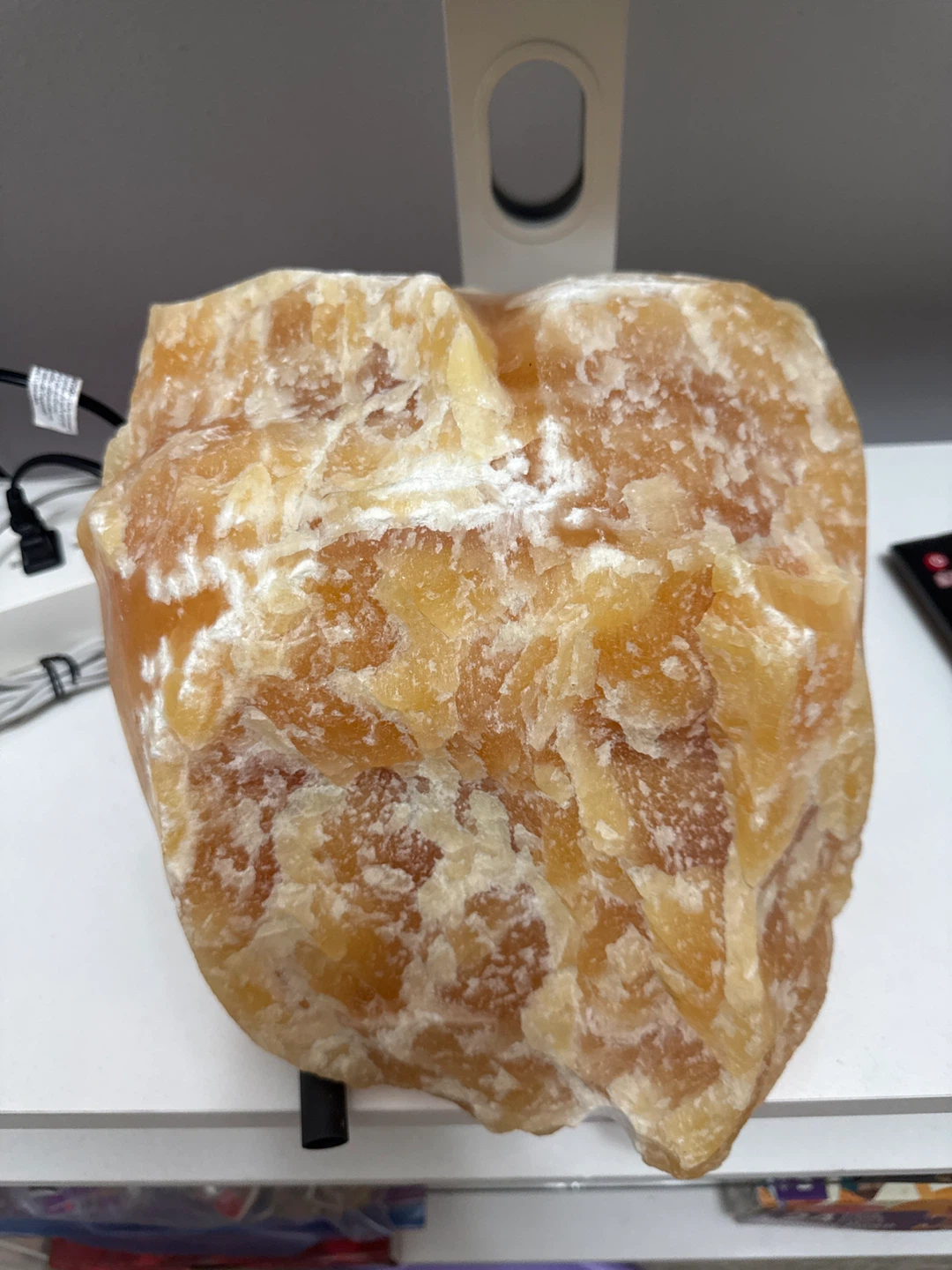 Large Orange Calcite Crystal - photo 4