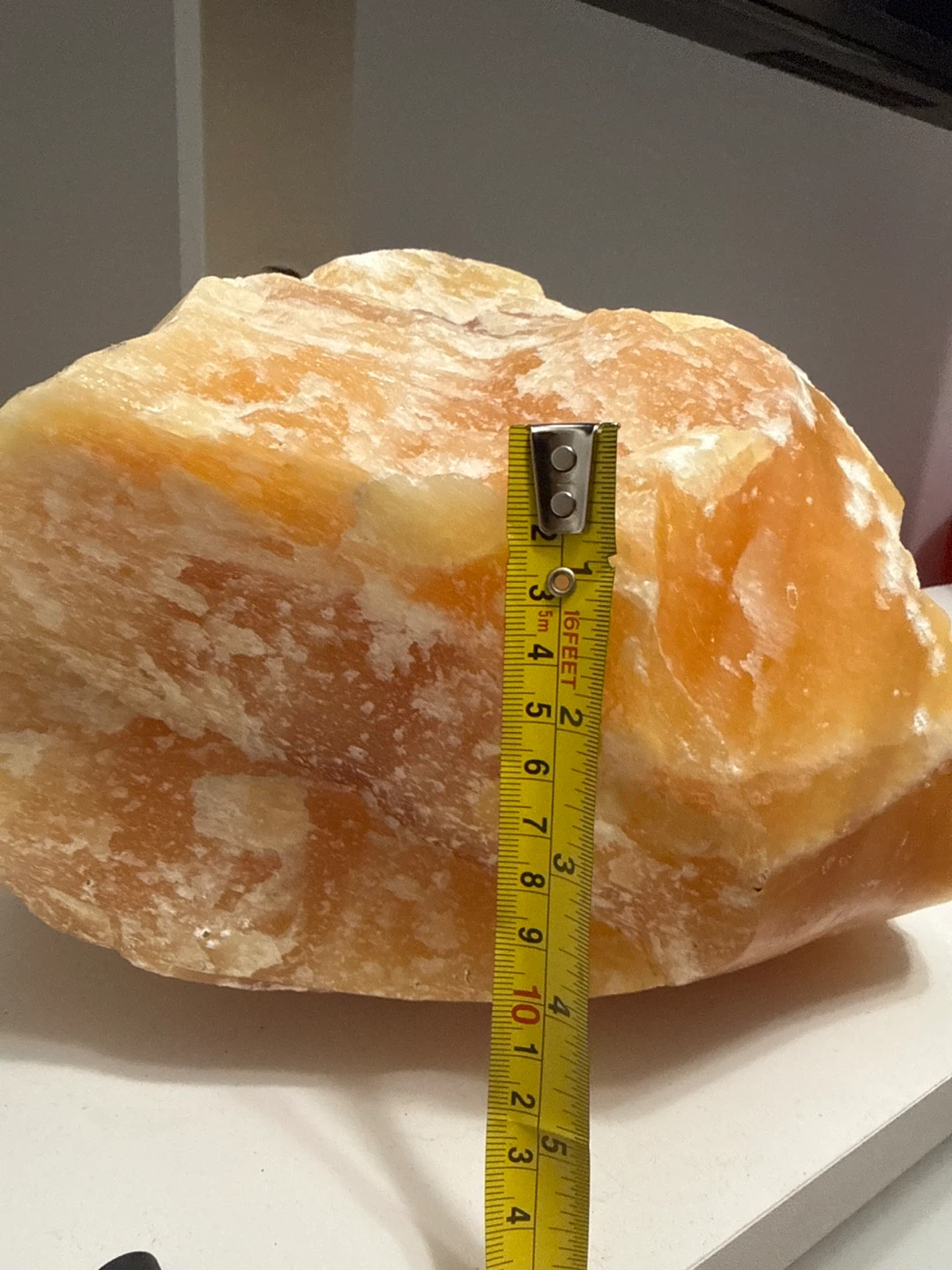 Large Orange Calcite Crystal - photo 2