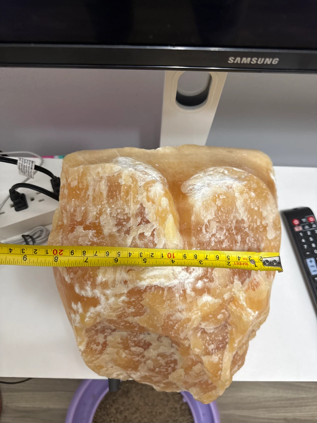 Large Orange Calcite Crystal - photo 3
