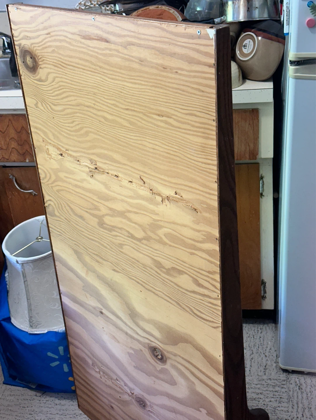 Large Mid Century Mirror and Shelf - photo 4