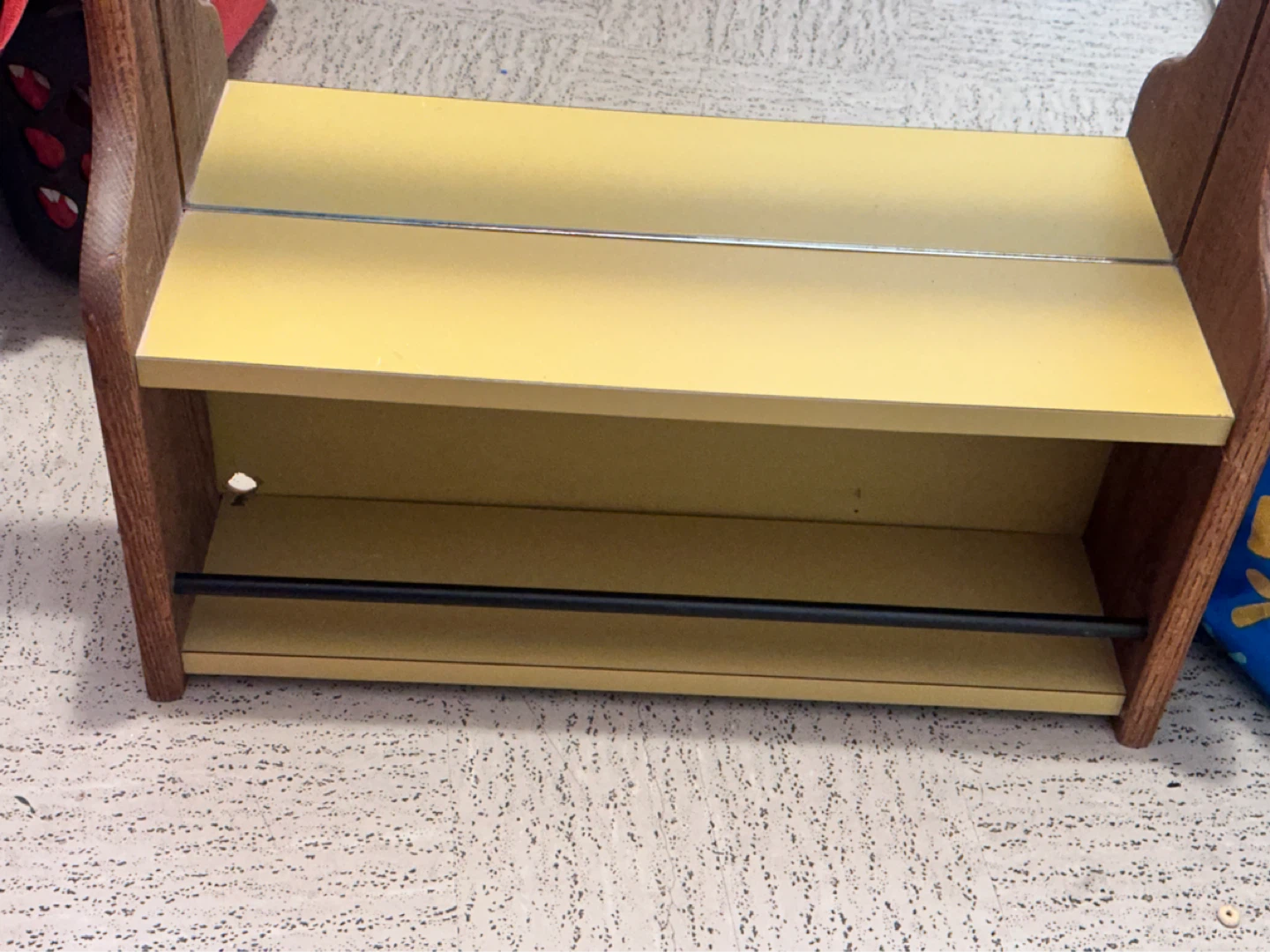 Large Mid Century Mirror and Shelf - photo 3