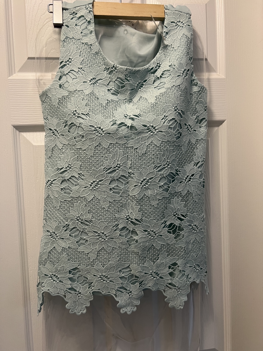Brand new Women's Lace Overlay Tank Top