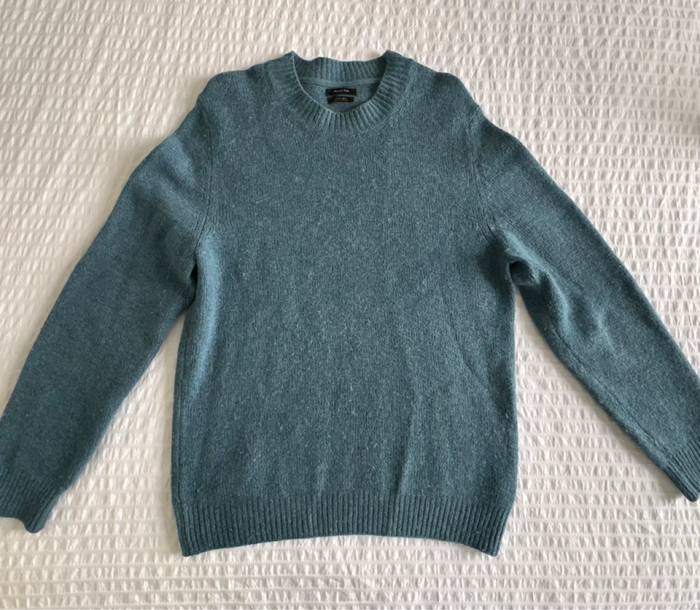 Massimo Dutti Blue Crew Neck Sweater - Size L - photo 5