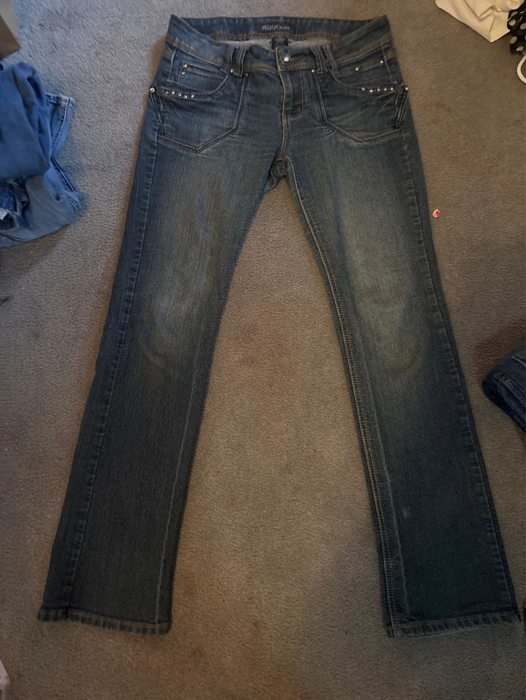 Recruit Jeans Women's Bootcut Embellished Denim Jeans Size 9 - photo 2