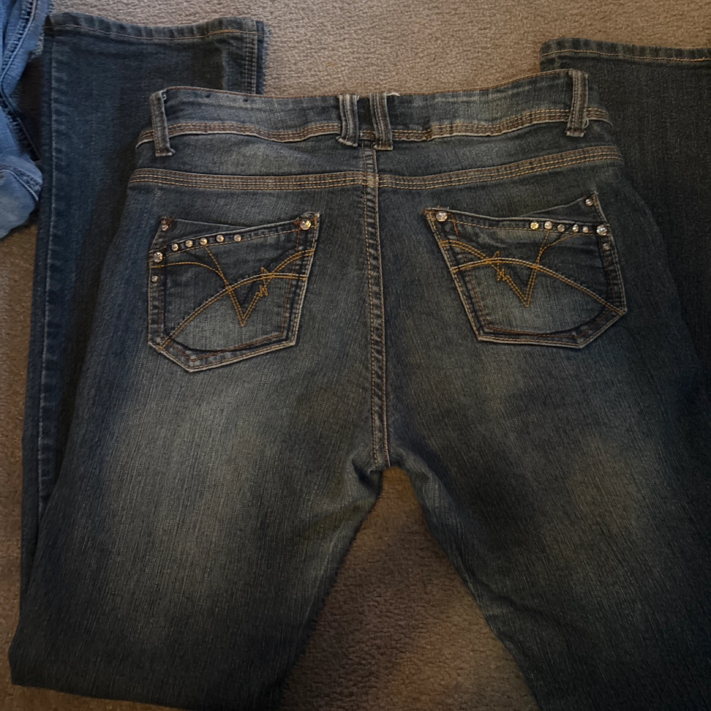 Recruit Jeans Women's Bootcut Embellished Denim Jeans Size 9 - photo 3