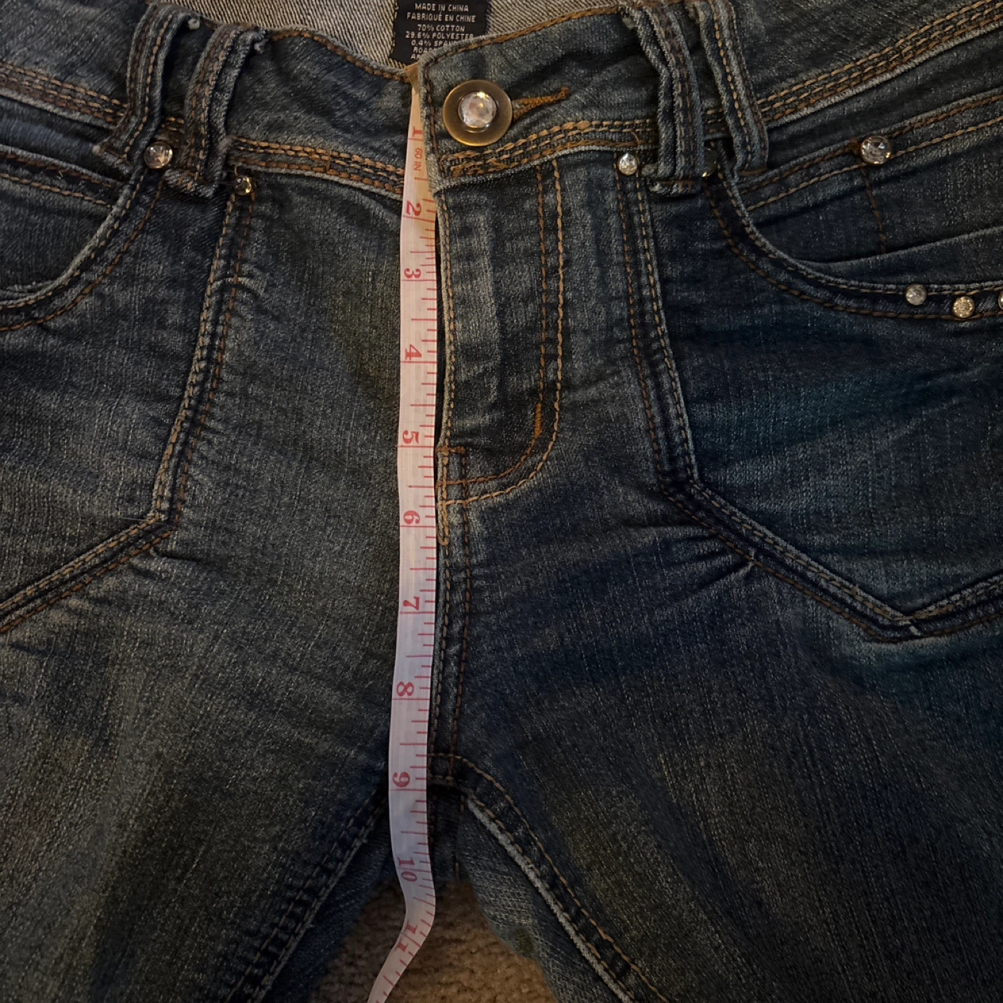 Recruit Jeans Women's Bootcut Embellished Denim Jeans Size 9 - photo 5
