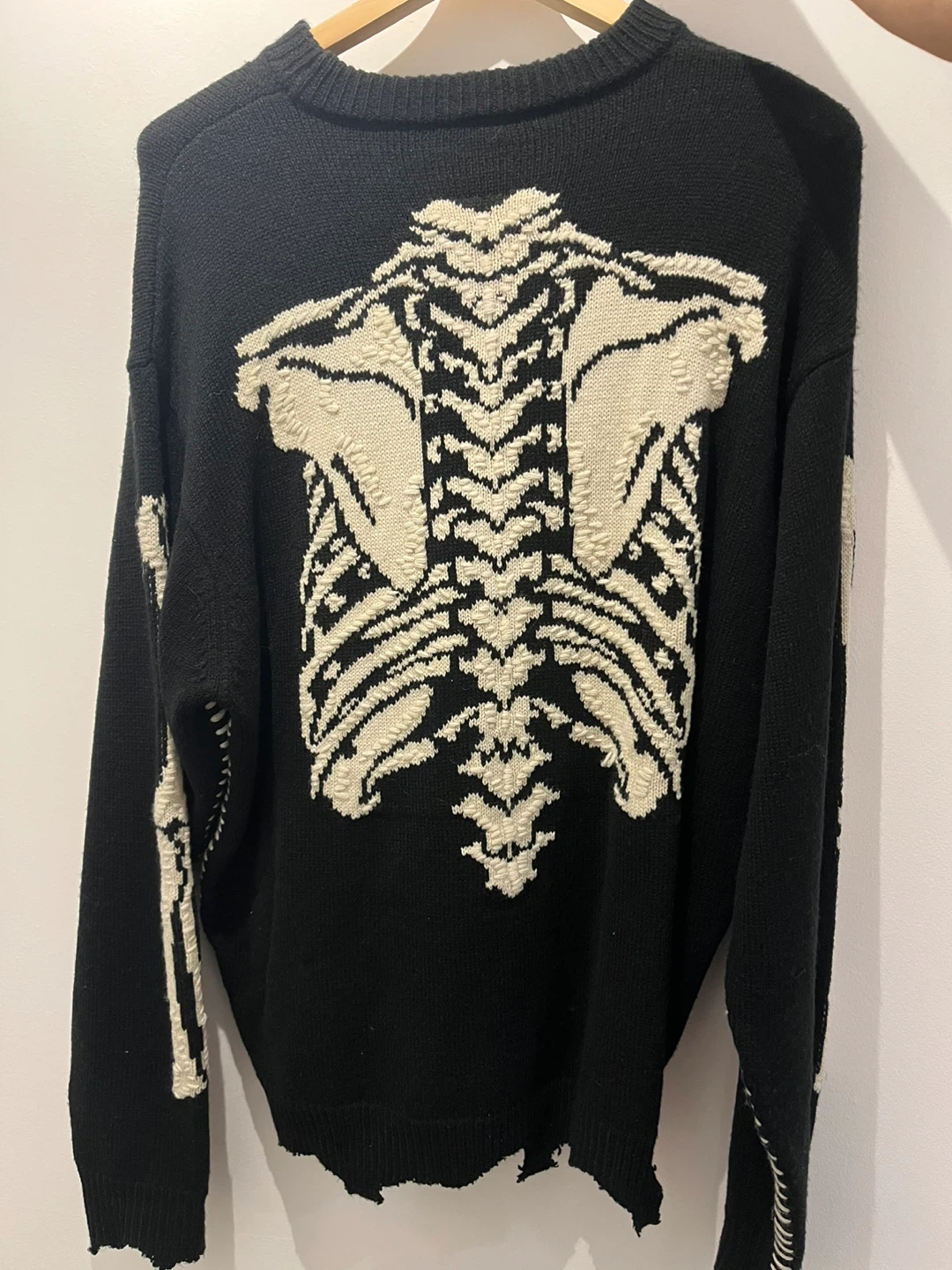 SAINT Michale x Vlone Skeleton Knit Sweater