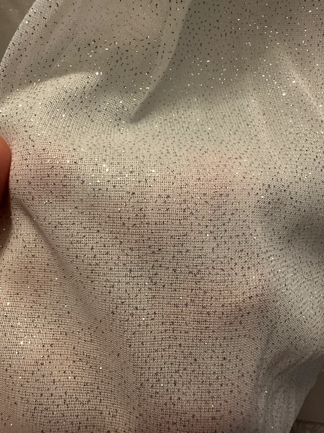 Alexa B Nites White Sparkle Gown Dress Size 10 - photo 4