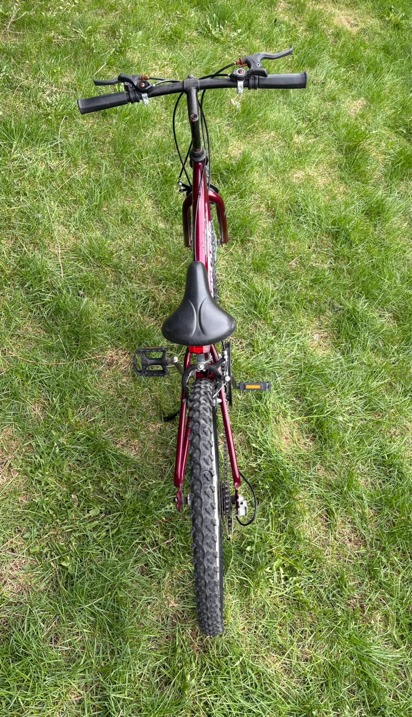 Super Cycle Mountain Bike - Burgundy - photo 2