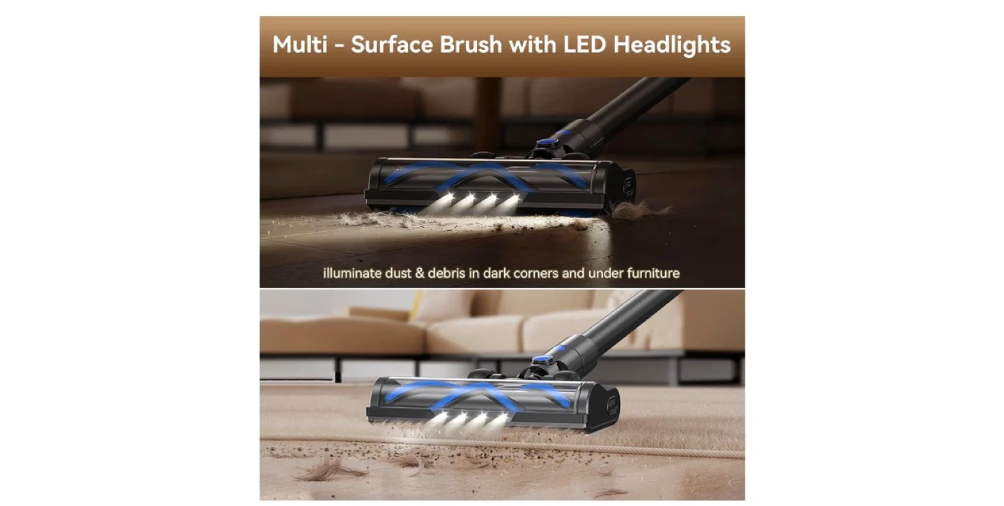 Cordless Stick Vacuum Cleaner with Dual HEPA Filtration - photo 3