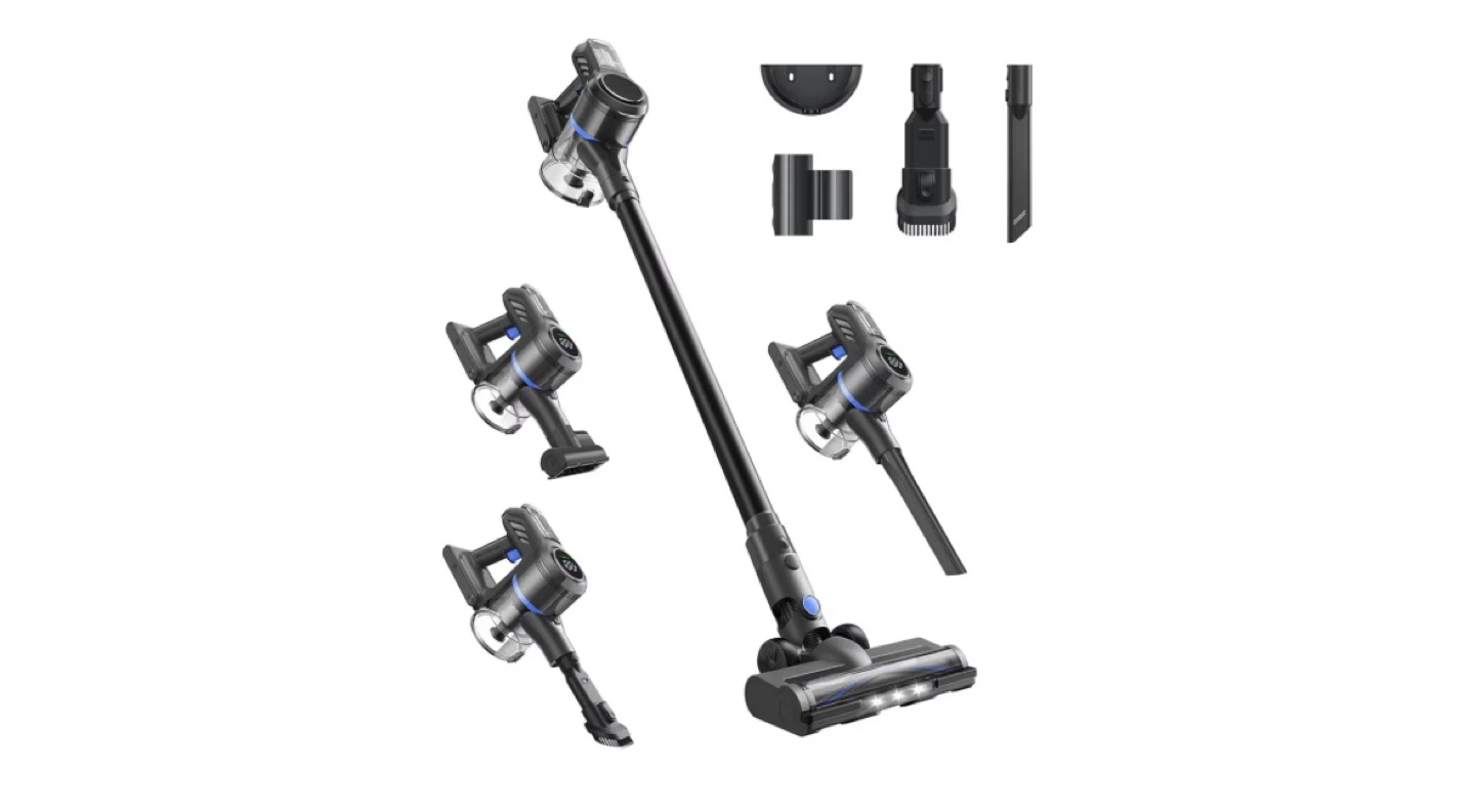 Cordless Stick Vacuum Cleaner with Dual HEPA Filtration