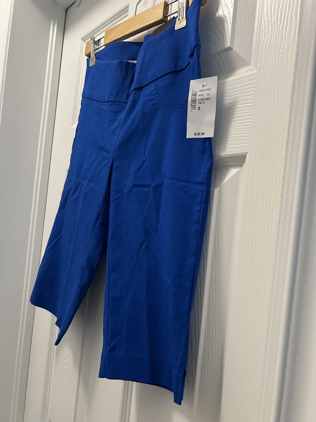 Brand new Blue Knee-Length Pants Size S - photo 2