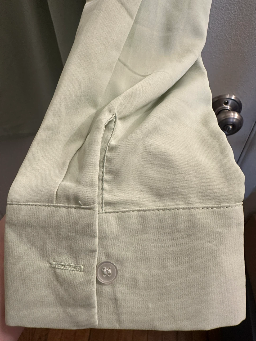 Light Green Button-Up Shirt - photo 3