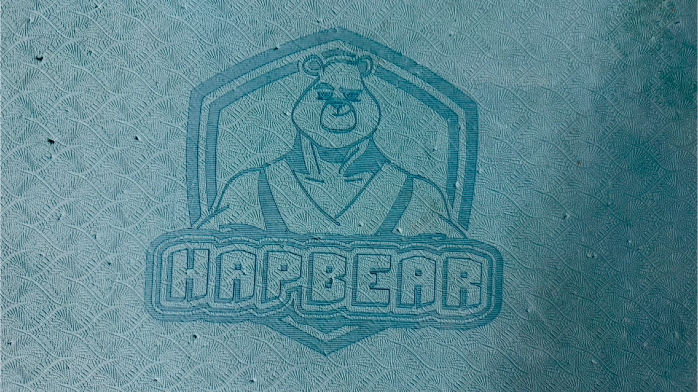 HAPBEAR Extra Large Turquoise Yoga Mat - photo 5